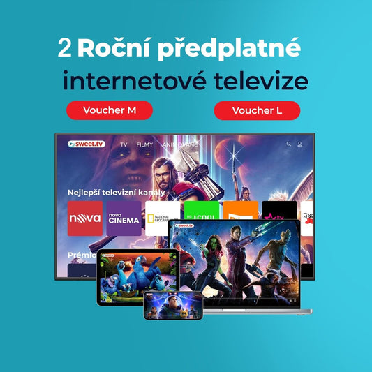 Předplatné Sweet.tv - L - CZ - 24 Měsíců