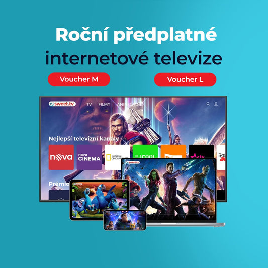 Předplatné Sweet.tv - M -  12 Měsíců